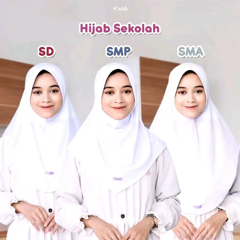 JILBAB SEKOLAH > (SD-SMA) >HIJAB INSTAN JERSEY PREMIUM QUALITY 8