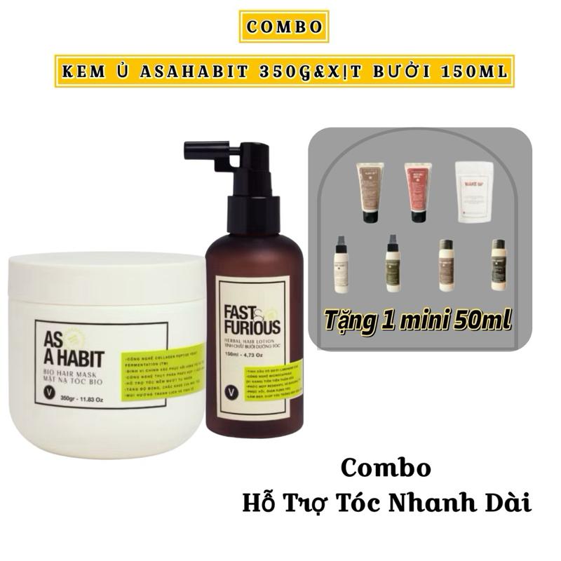  Combo KEM Ủ 350g VÀ XỊT BƯỞI 150ml Dưỡng Tóc 