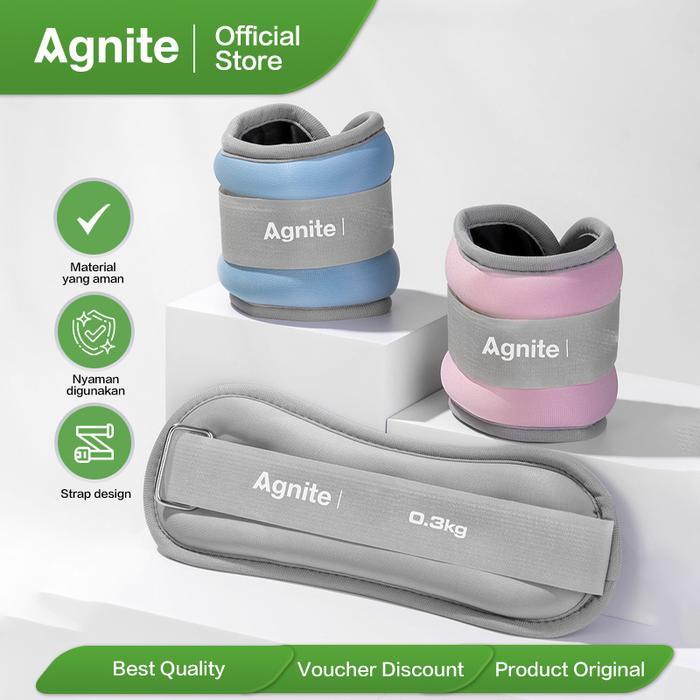 Gambar Agnite Wrist Ankle Weight /  Pemberat Tangan Kaki 0.3kg Weight Bangle 0.5 kg FT3XX - FT309 - 0.3kg dari Agnite.id Kab. Tangerang Tokopedia