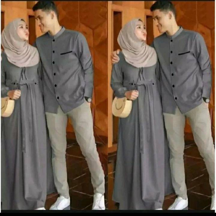 BAJU COUPLE MUSLIM TERLARIS EMON COUPLE 2