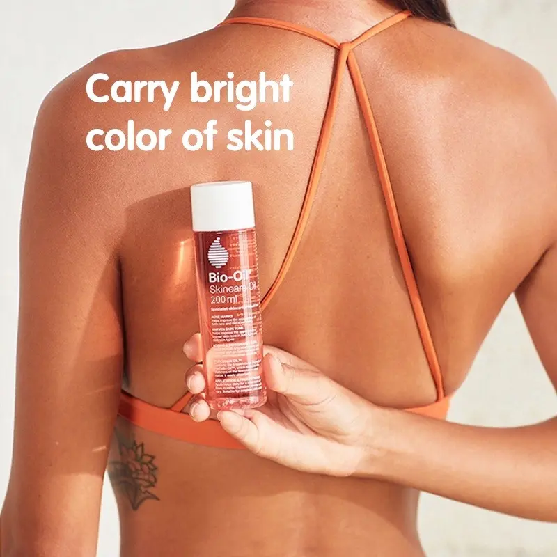 【  Beli 2 gratis 1】Bio Oil Skincare 200 ML - Bio Oil Penghilang Bekas Luka  Bio Oil Stretch Mark Penghilang Strech Mark 4