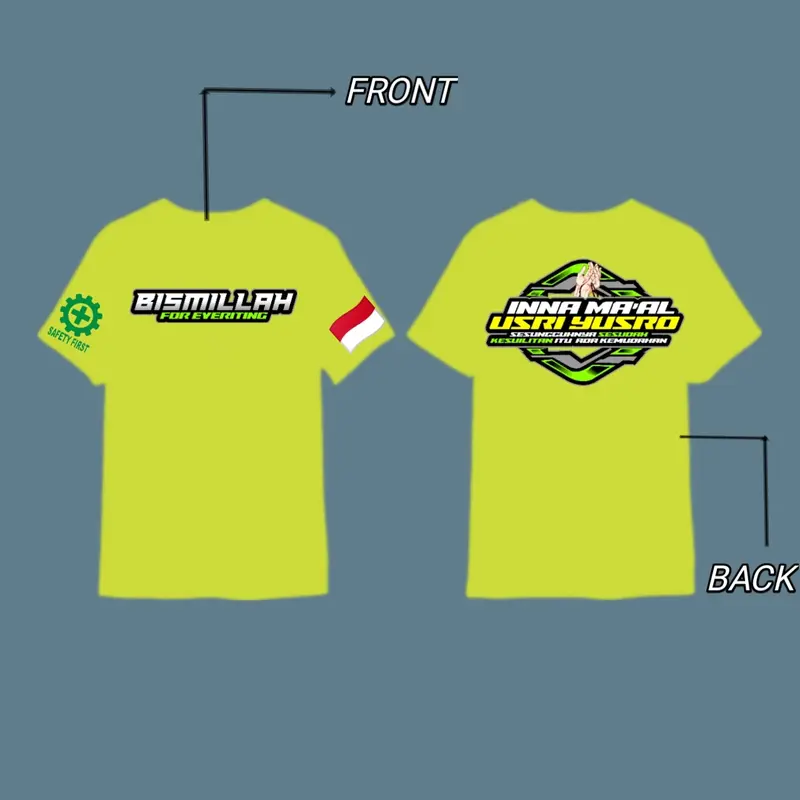 KAOS INAMAAL US’SRIYUSRO - KAOS Pria BISMILLAH 6