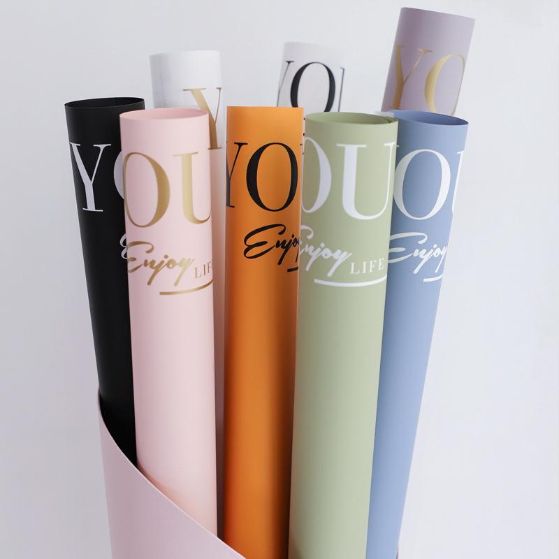 MGM  Flower Wrapping Paper Kertas Buket Bunga Florist Cellophane Bouquet Waterproof KB6109 1