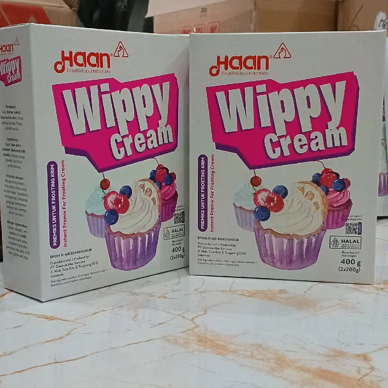HAAN WIPPY CREAM BOX 400 GR Baking Manis Shop Tokopedia