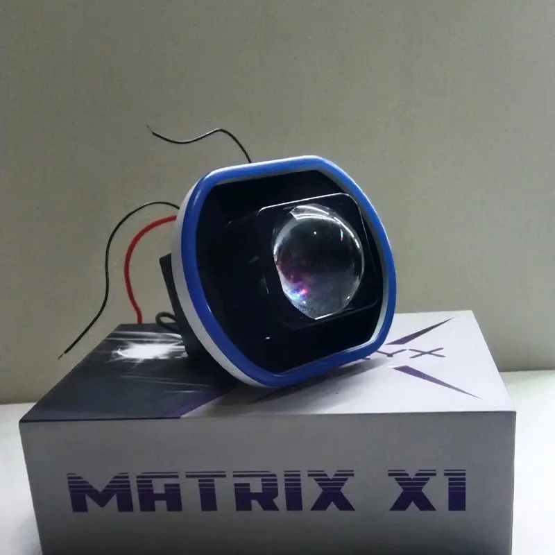Lampu Shroud Biled 1,5 Inch Matrix Model Bulat, BMW Kecil dan Besar Custom Lampu Alis - Motorcycle 3