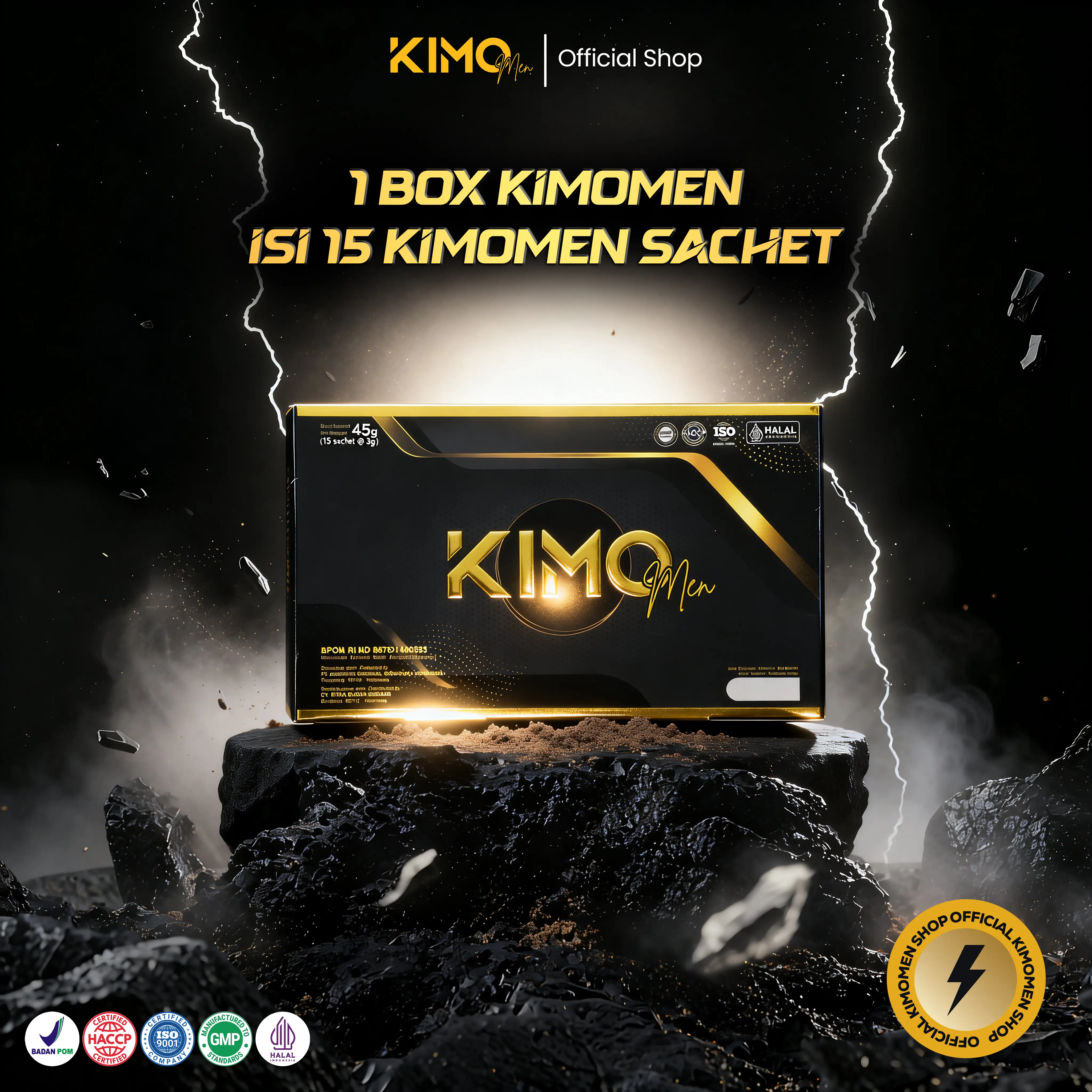 KIMOMEN 1-15 SACHET - COFFEE INSTAN MINUMAN BUBUK RASA KOPI