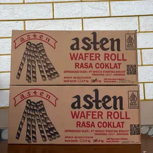 Astor Aston wafer roll cokelat rasa lezat