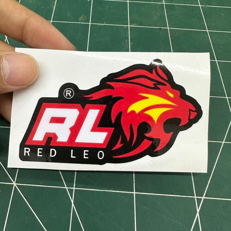 Sticker Motor Brand RL RED LEO - TikTok Shop Malaysia