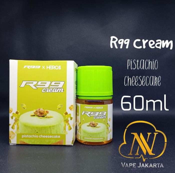 Vape R99 Jual R99 Cream Pistachio Cheesecake 60ml by Vape Boss x Hero57 - 6mg ...