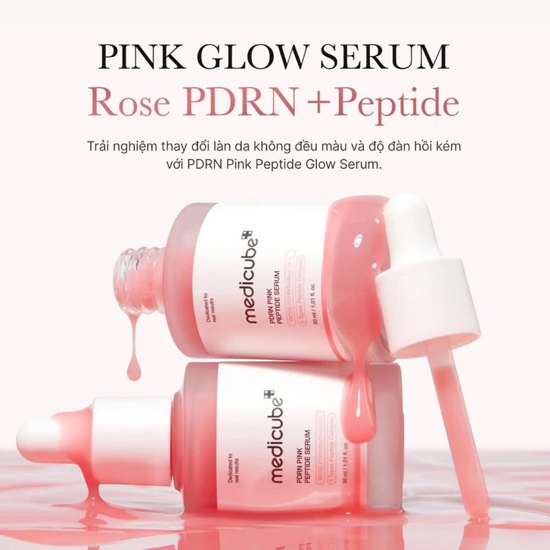 Serum Peptide Hồng PDRN Medicube 30ml - Quà tặng kèm Medicube One Day Exosome…