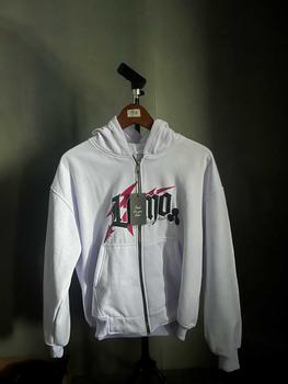 Product Review of HOODIE BOXY Menyala ZipperJAKET ZIPPER BOXY SABLON FOAMING DAN AKSEN MENYALA BLACK PING PRIA WANITA Unisex Hitam Sweater Santai from 🇯** 1