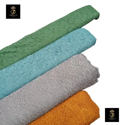 Bahan brukat corneli (harga per 2 meter) Kain brokat katun untuk kebaya