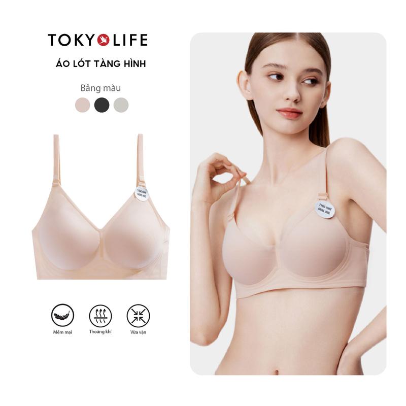 Áo lót Nữ tàng hình không gọng không đường may siêu êm nhẹ nâng đỡ vòng 1 S9BRA004P - TOKYOLIFE