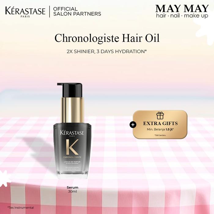 Gambar Kerastase Chronologiste Anti Aging Hair Oil 30ml  - Serum Rambut Aging dari MAY MAY SALON ID Kota Administrasi Jakarta Barat Tokopedia