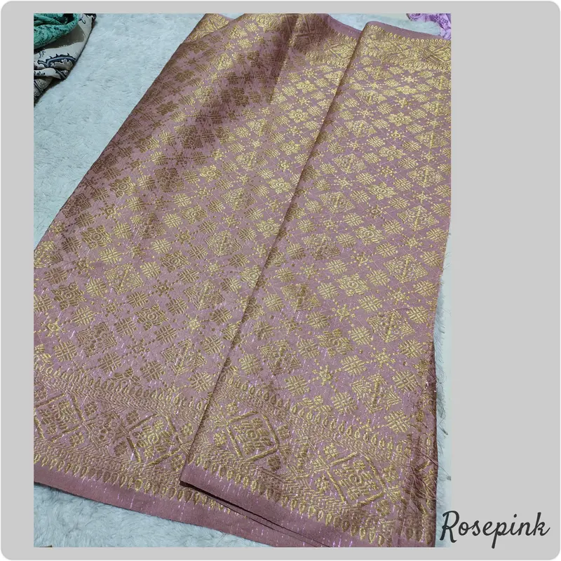 Songket Mesin Semipalembang, Bahan Songket , Kain Songket 1