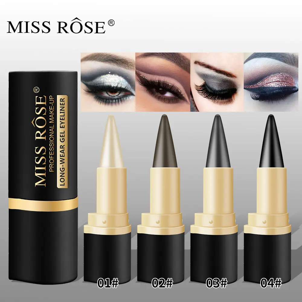 missrose Waterproof eyeliner Eyeliner Matte Light Speed dry Eyeliner with one thick head Blue eyeliner Lipliner Makeup Cosmetic