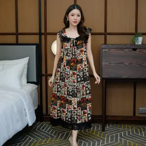 Emily Daster Rayon Premium Korean Style Bisa Ibu Hamil & Busui Friendly dengan Lace dan Tali di Dada Nyaman untuk Aktivitas Sehari-hari
