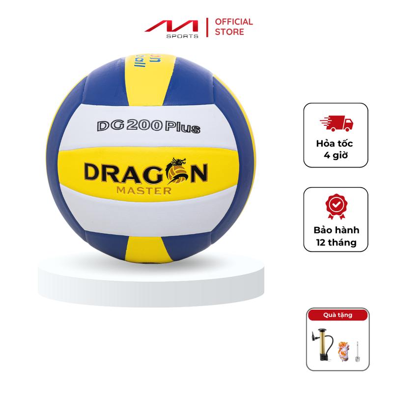 Banh Bóng Chuyền Thế Hệ Mới Dragon Master DG200 Plus – Da TPE Mềm, Êm, Không Đau Tay, Tập Luyện Cơ Bản, Ship Hỏa Tốc