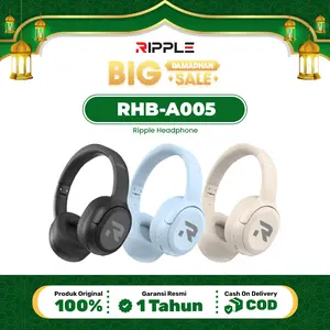 【Hot Selling】Ripple Rippods Headphone Bluetooth RHB A005 Wireless Headset Earphone TWS 5.3 HD HIFI FM Mic Type-C