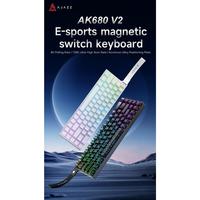 Gambar Ajazz AK680 V2 Wired Mechanical Gaming Keyboard Magnetic Switch - BLACK dari Ajazz Indonesia Kota Administrasi Jakarta Barat 1 Tokopedia