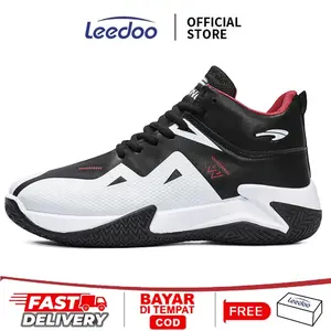 Leedoo Sepatu Basket Pria Sneakers Cowok Sepatu Olahraga Outdoor Casual MB113