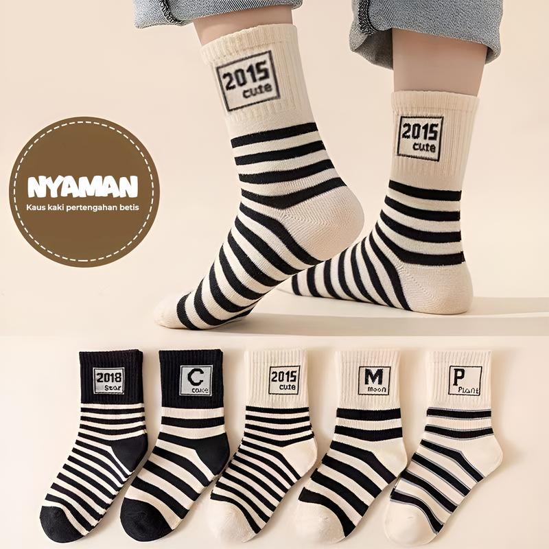 Product Introduction of Kaos Kaki Anak Motif Lucu Basic UMUR 0-12 Tahun Kids Short Socks - 5 Pasang - Fashion 13