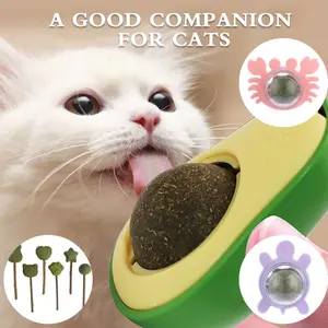 Putaran Bola Catnip/Mainan Kucing/Perlengkapan Hewan Peliharaan/Alat Gerinda Gigi