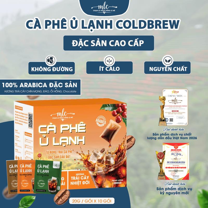 Cà Phê Cold Brew 100% Arabica Đặc Sản cầu đất - Cà phê ủ lạnh túi lọc Nhật Bản…