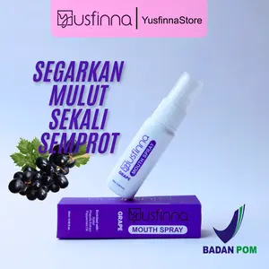 yusfinna mouth spray penghilang bau mulut 3 varian rasa