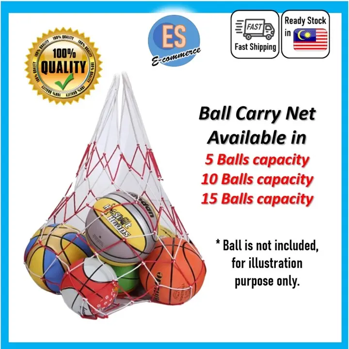 BALL CARRY NET JARING LETAK BOLA  (5pcs / 10pcs / 15pcs )