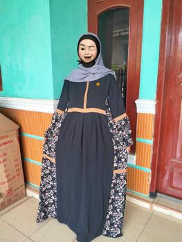Product Review of VANVEN - Kaila Dress Gamis 2025 Model Baru Elegan Simple Baju Gamis Lebaran 2025 Idul Fitri Remaja Aesthetic Airflow Crinkle from R**n 0