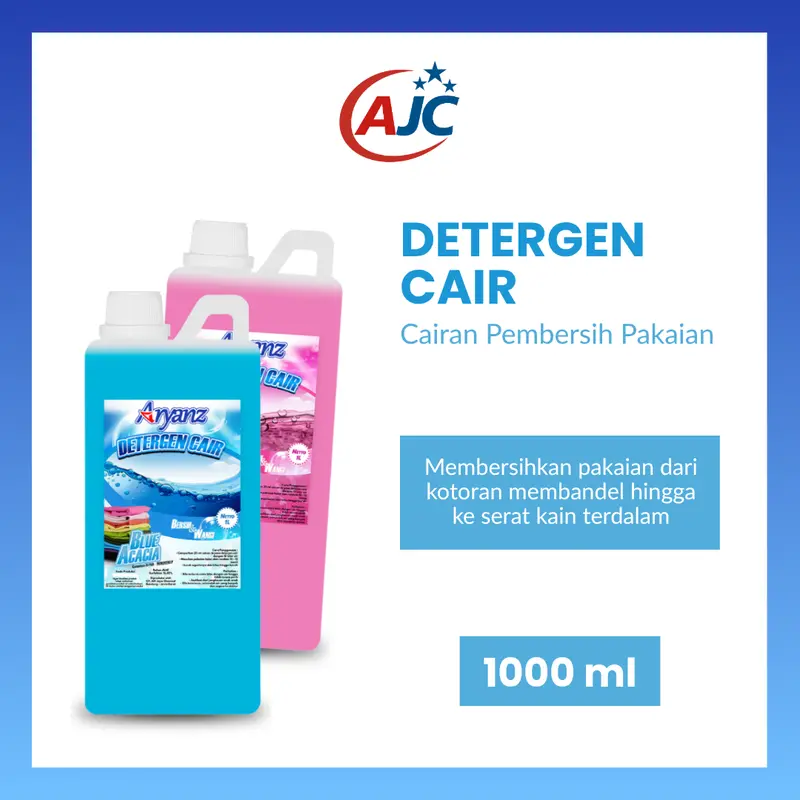 ARYANZ Liquid Detergent / Detergen Cair Laundry Wangi Tahan Lama 1 Liter 0
