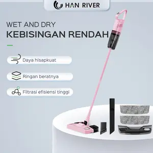 （COD）HAN RIVER Vacuum Cleaner Portabel Hisap Dan Mengepel 2 In 1 Anpa Kabel Genggam Penyedot Debu
