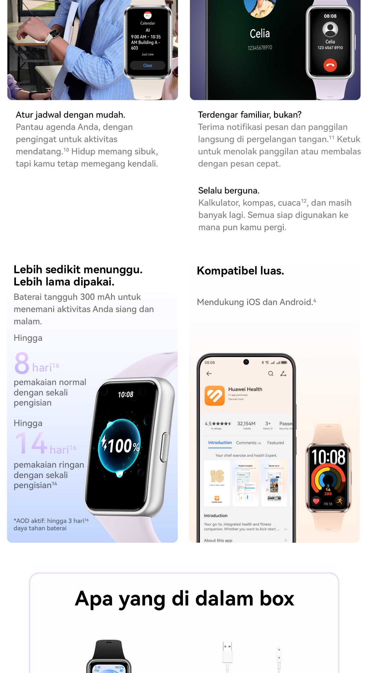 【TOP 1 BEST SELLING】HUAWEI Band 11 Series | 1.62”AMOLED Display | Enhanced Sleep Tracking | Heart Health Management | Smartwatch-like | Android & iOS