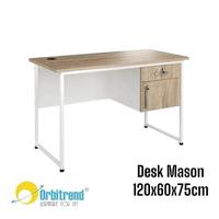 Gambar Meja Tulis Mason - Meja Belajar - Meja Kerja Minimalis Kaki Besi dari Simpati Furniture Kab. Tangerang 4 Tokopedia