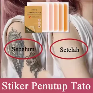 Skin Invisible Concealer Stiker Tato Bekas Luka Menutupi Kulit Tahan Air Pita Warna Kulit Palsu tatto scar
