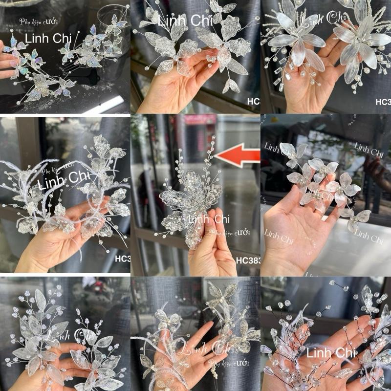 Set 2 Hoa cài tóc cô dâu, MẪU MỚI Phụ kiện tóc cô dâu