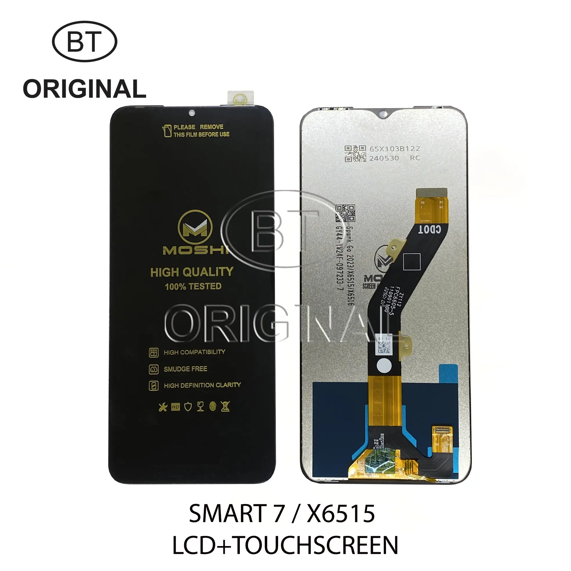LCD FOR INFINIX SMART 7 X6515 - MOSHI ORIGINAL