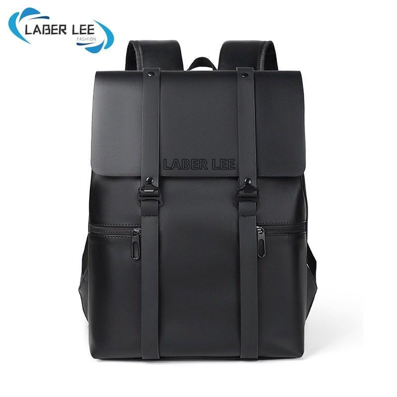 Ba lô máy tính nam LABER LEE làm bằng da PU chống mài mòn thích hợp cho du lịch công tác túi