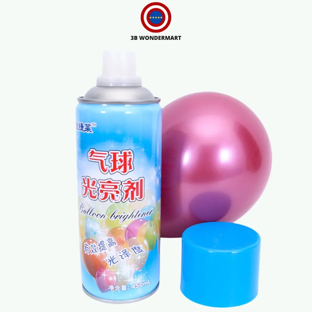 1 Bottle Balloon Brightener Polisher Shine Spray Spray Kilat Belon