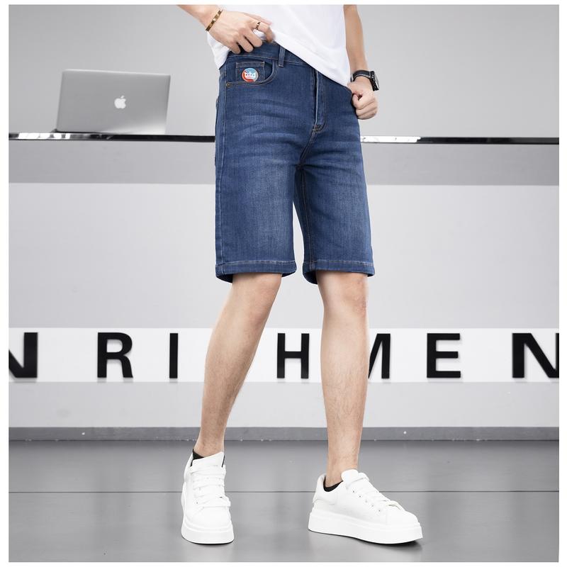 Quần Short jean nam,quần jean lửng , MÀU XANH ĐẬM MS DL 02