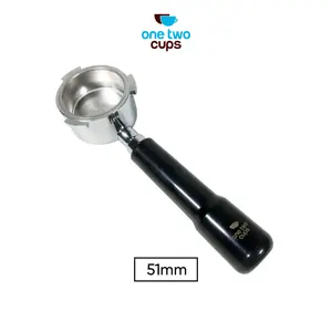 One Two Cups Bottomless Naked Portafilter Stainless 51mm - CG-11