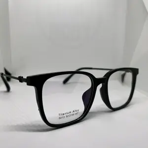 Kacamata rectangle classic 5013 Frame Plastik Titanium Silver Black Gold Photocromic Lensa - Bluecromic