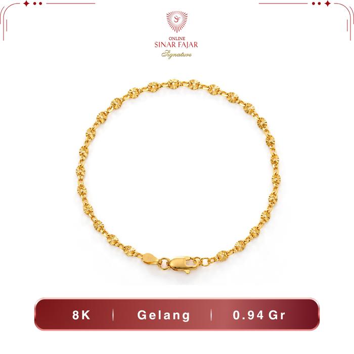 Gambar Gelang Tangan Emas Model Rante Regal Nori 8K Terpercaya - Sinar Fajar dari TOKO MAS SINAR FAJAR CGK Kota Administrasi Jakarta Barat Tokopedia
