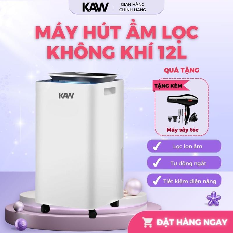 Máy Hút Ẩm Lọc Không Khí Thương Hiệu KAW Tặng Kèm Máy Sấy Tóc, Sử Dụng Trong…