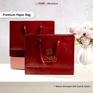 Gift Premium PaperBag Motif Elegan Khadijahlabel Sintetis Hadiah Hampers