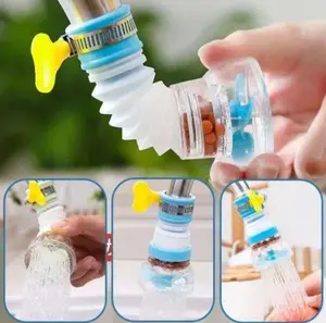 Alat Filter Keran Air Fleksibel Saringan Kran Air Fleksibel Filter Aerator 360° Desain Multicolor untuk Kualitas Air Terbaik