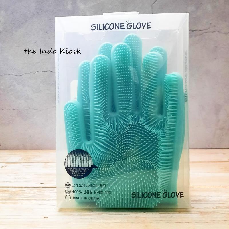 Product Introduction of Silicone Glove (Blue Green Pink) 7