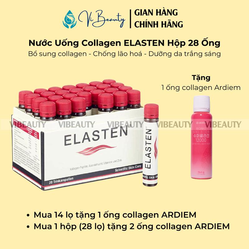 Nước uống Collagen Elasten Đức (25MLx28 ống)