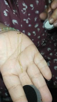 Product Review of 18K Cadena Dainty Bracelet from J**z 0